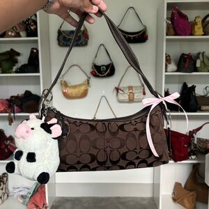 Y2K Coach East West Bagguette Chocolate Brown Shoulder Bag 🤎🤎